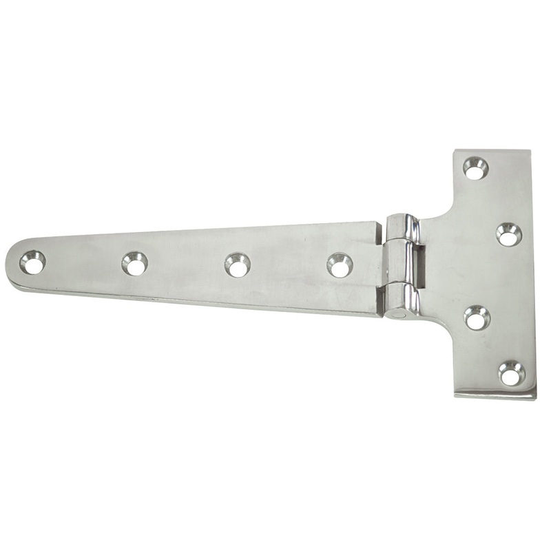 Whitecap T-Strap Hinge – 316 Stainless Steel – 7-3/4″ x 3-7/8″ [6384]