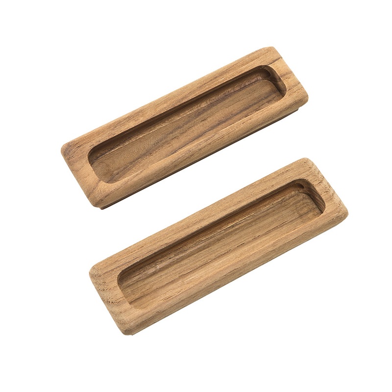 Whitecap Teak Large Rectangular Drawer Pull – 4-1/2″L – 2 Pack [60142-A]
