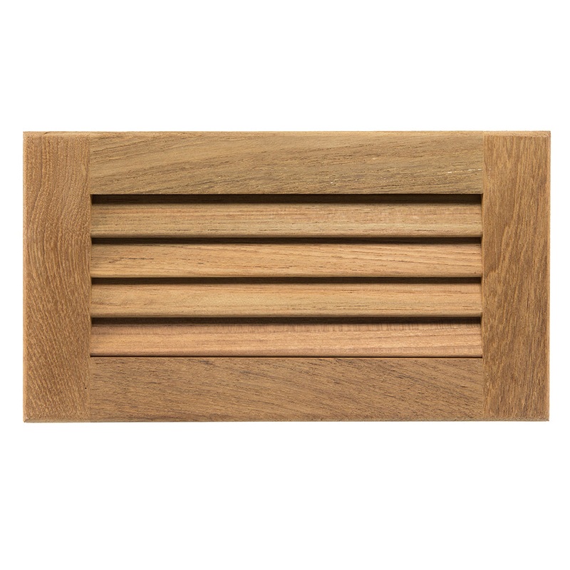 Whitecap Teak Louvered Insert – 6-3/8″ x 11-3/16″ x 3/4″ [60714]