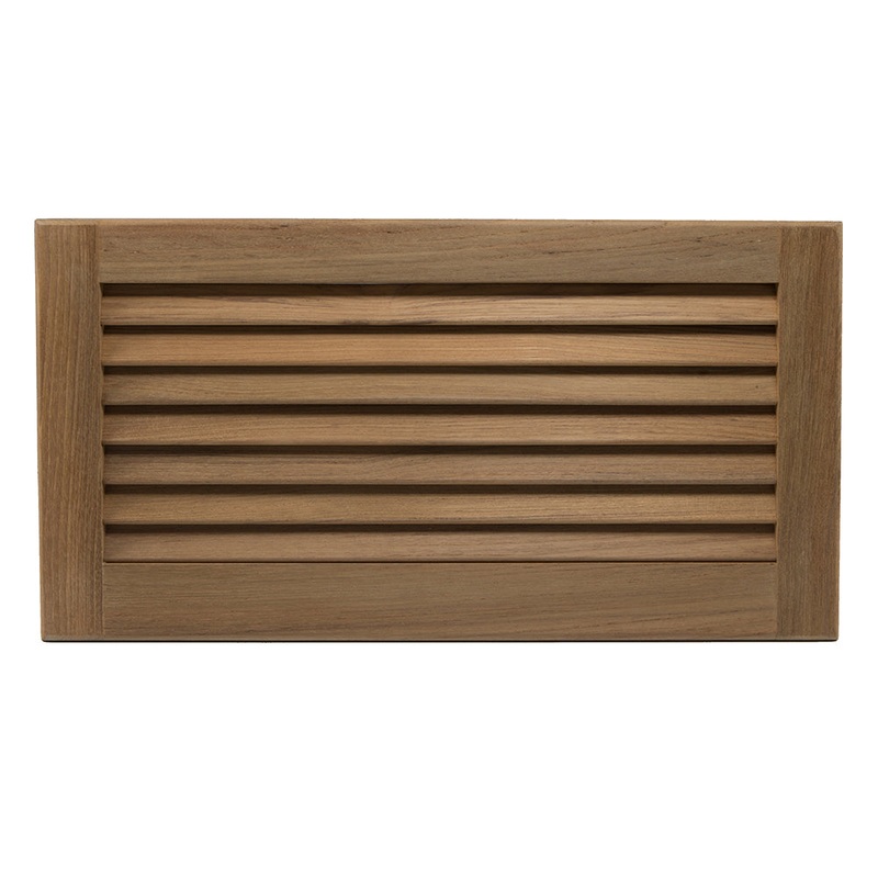 Whitecap Teak Louvered Insert – 9-3/8″ x 18″ x 3/4″ [60716]