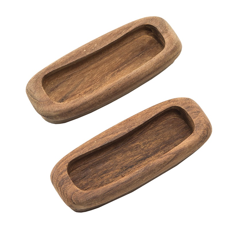 Whitecap Teak Rectangular Drawer Pull – 3-1/4″L – 2 Pack [60135-A]
