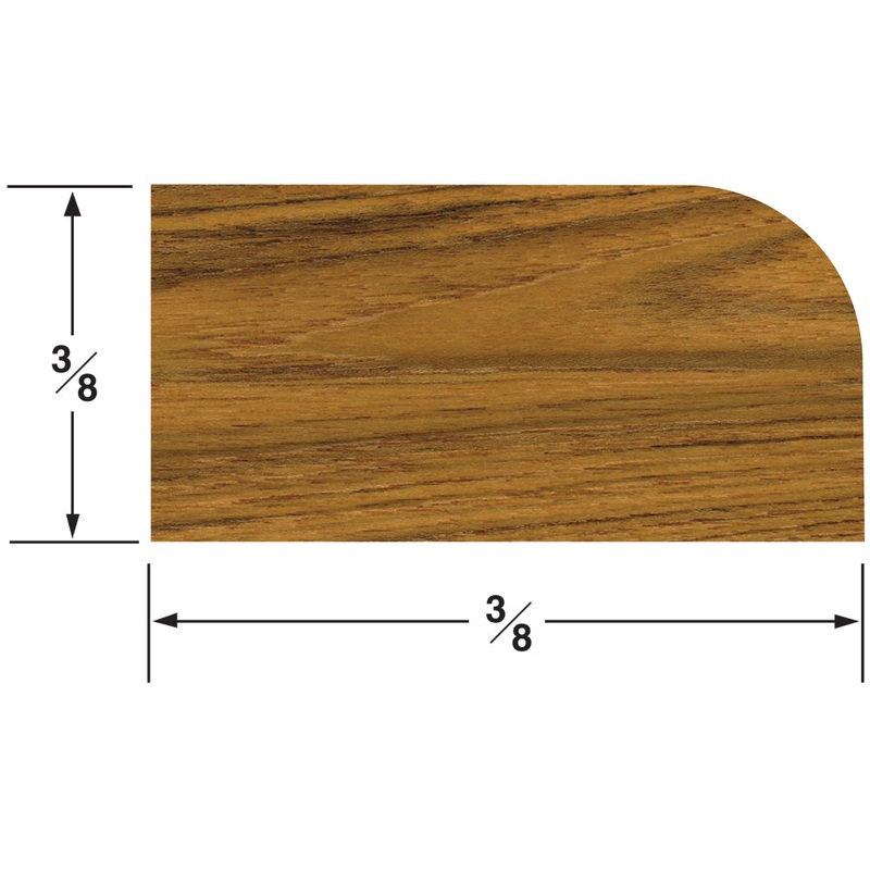 Whitecap Teak Stop Molding Small – 5′ [60854]