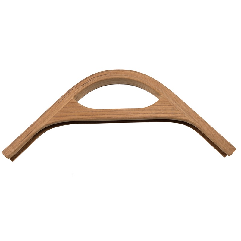 Whitecap Teak Track Corner w/Hand Hold Molding – 3/4″ [60805]
