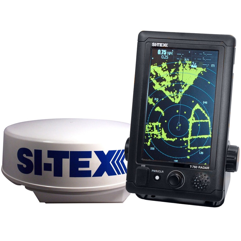 SI-TEX T-760 Compact Color Radar w/4kW 18″ Dome – 7″ Touchscreen [T-760]