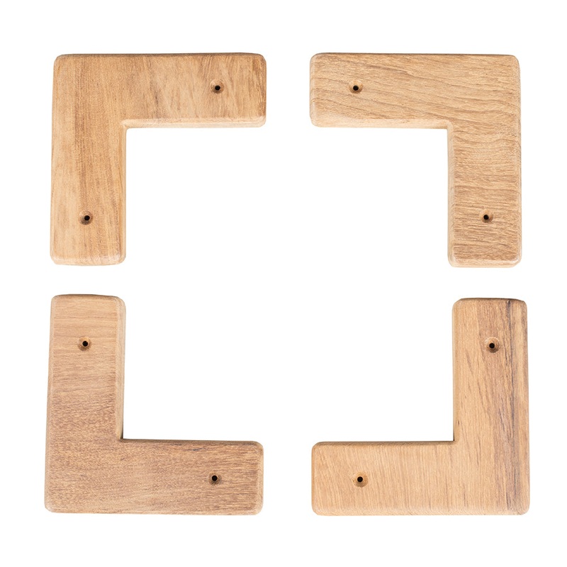 Whitecap Teak Cooler/Box Chocks – 4 Pack [60329]