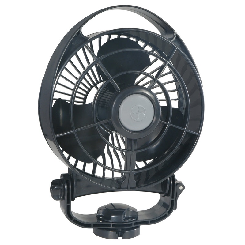 Caframo Bora 748 12V 3-Speed 6″ Marine Fan – Black [748CABBX]