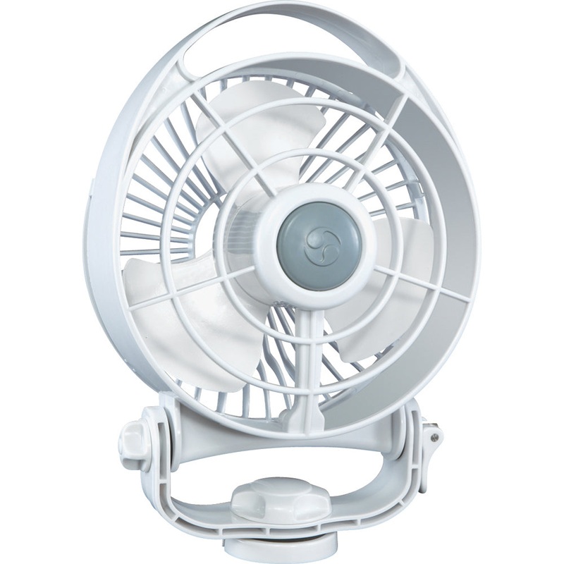 Caframo Bora 748 12V 3-Speed 6″ Marine Fan – White [748CAWBX]