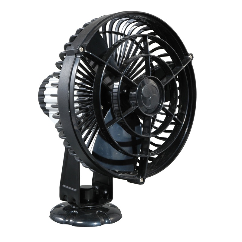 Caframo Kona 817 24V 3-Speed 7″ Waterproof Fan – Black [817CA24BBX]