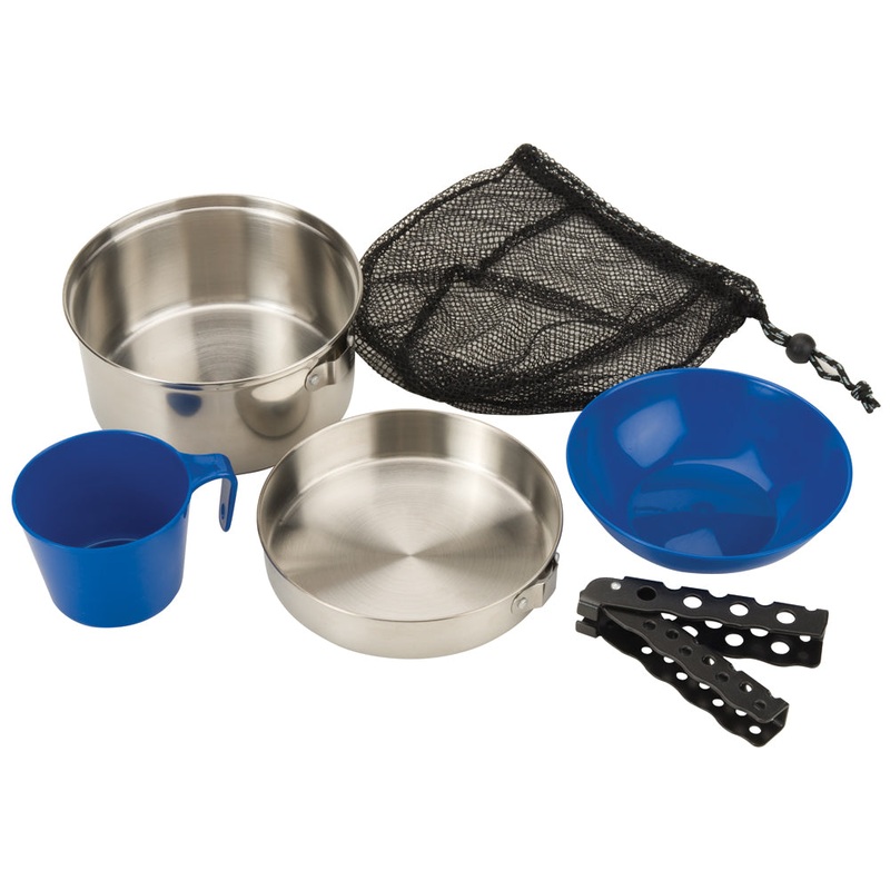 Coleman 1 Person Mess Kit – Stainless Steel [2000015180]