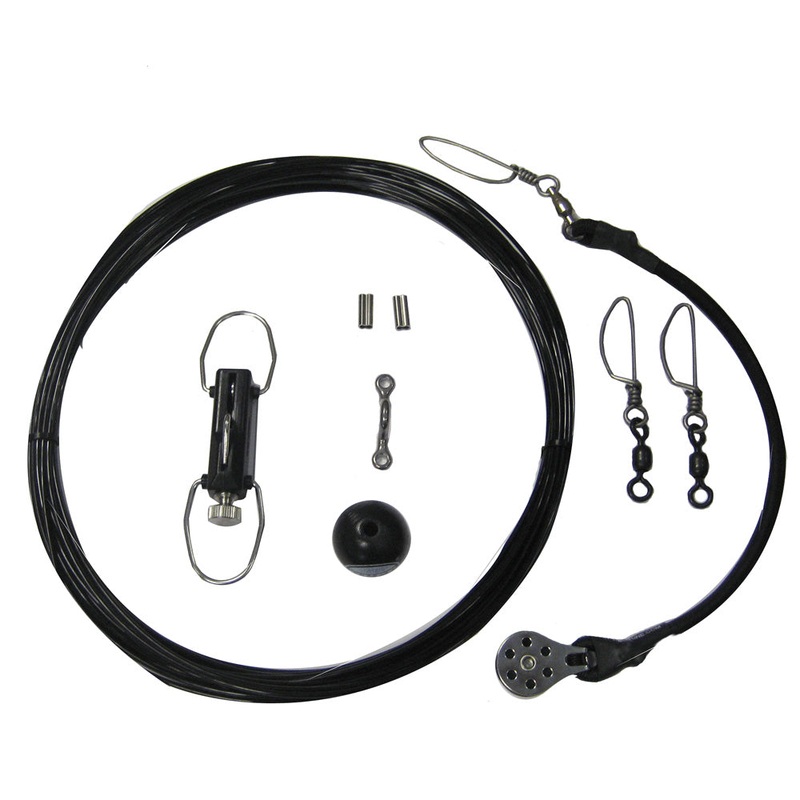 Rupp Center Rigging Kit w/Klickers – Black Mono 45′ [CA-0113-MO]