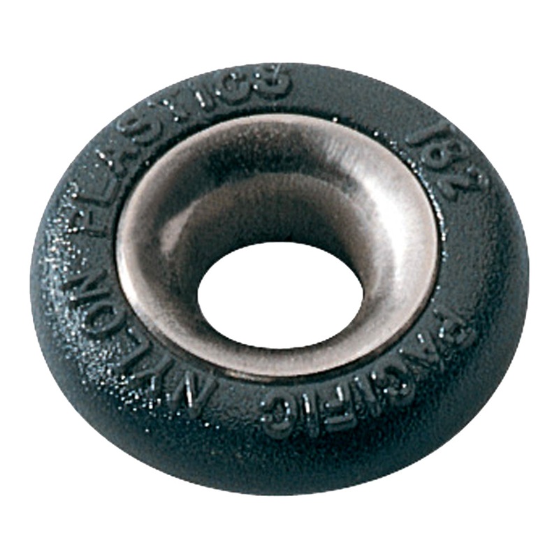 Ronstan Glue-In Plastic Nylon Bush – Stainless Steel Lined – 7mm (9/32″) ID x 5mm (3/16″) Deep [PNP182]