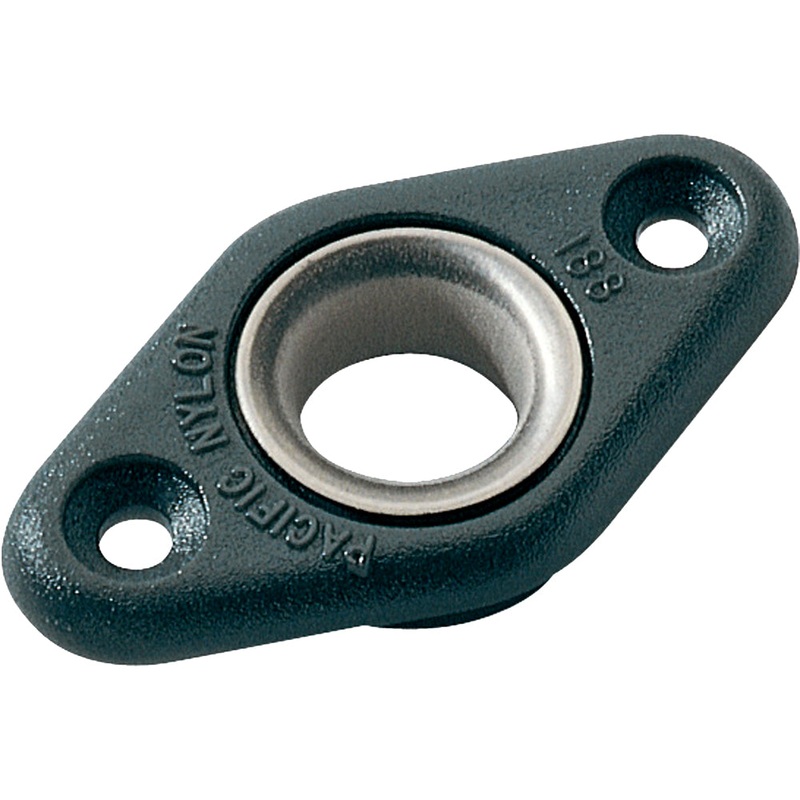 Ronstan Screw-On Plastic Nylon Bush – Stainless Steel Lined – 11mm (7/16″) ID x 5mm (3/16″) Deep [PNP188]