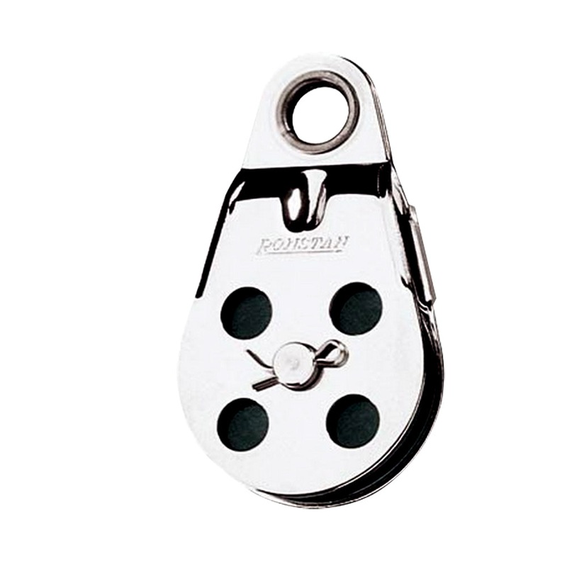 Ronstan Wire Block – Ferrule Top w/Removable Nylontron Sheave – 45mm (1-34/”) Sheave Diameter [RF104]