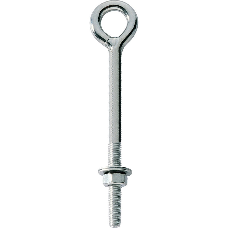 Ronstan Eye Bolt – Welded Eye – 3/8″ Thread x 4″ Long Stud [RF169]