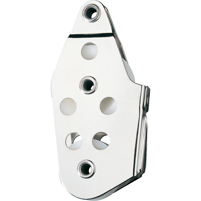 Ronstan Series 30 Fiddle Block – Narrow w/Tube Rivet Head  V-Jam Cleat [RF187]