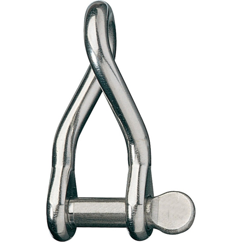 Ronstan Twisted Shackle – 1/4″ Pin – 1-17/32″L x 9/16″W [RF629]