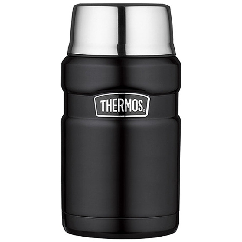 Thermos Stainless Steel King Food Jar – Black – 24 oz. [SK3020BKTRI4]