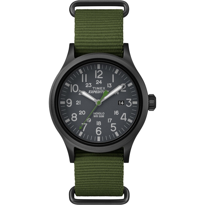 Timex Expedition Scout Slip-Thru Watch – Green [TW4B047009J]