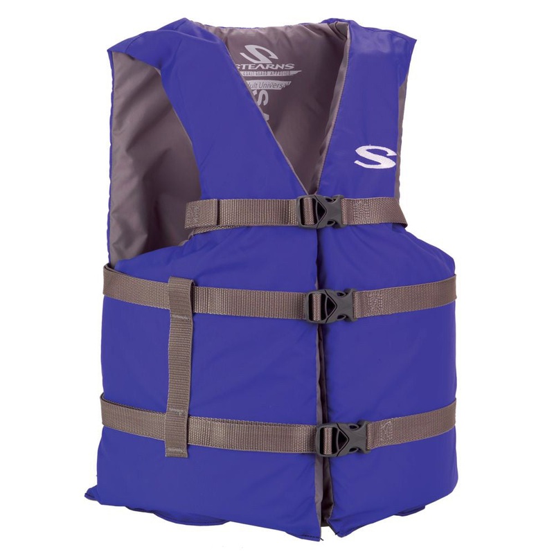 Stearns Classic Series Adult Universal Life Vest – Blue/Grey [3000004475]