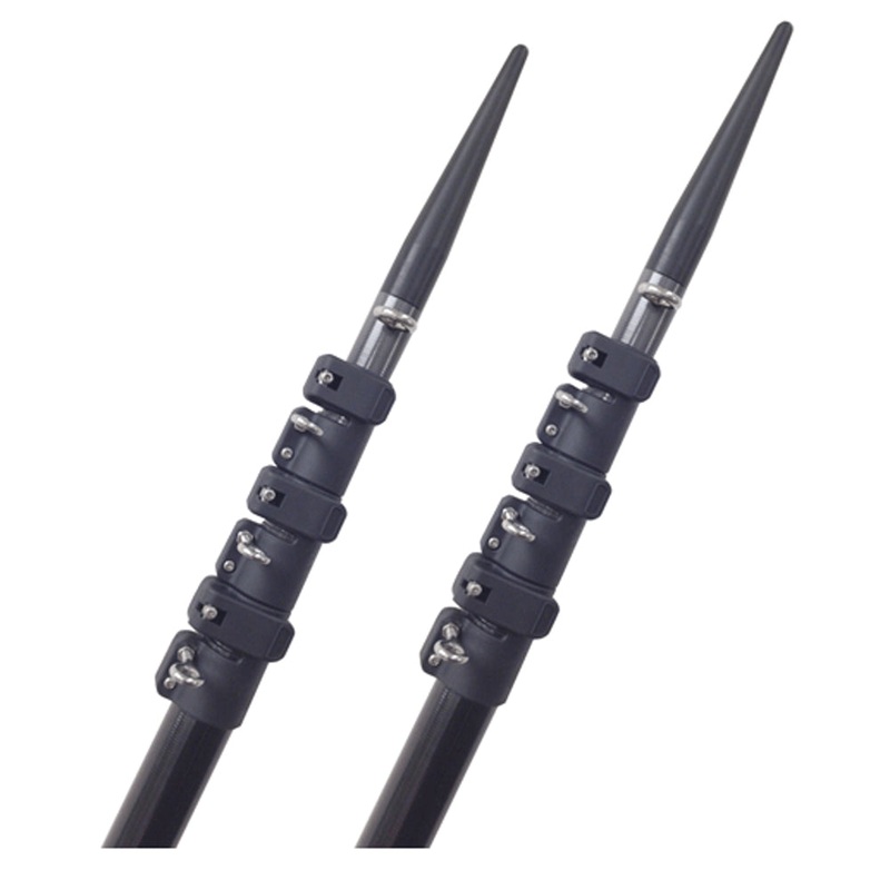 Lee’s 20′ Telescopic Carbon Fiber Poles Sleeved f/TACO Grand Slam Bases [TC3920-9002]