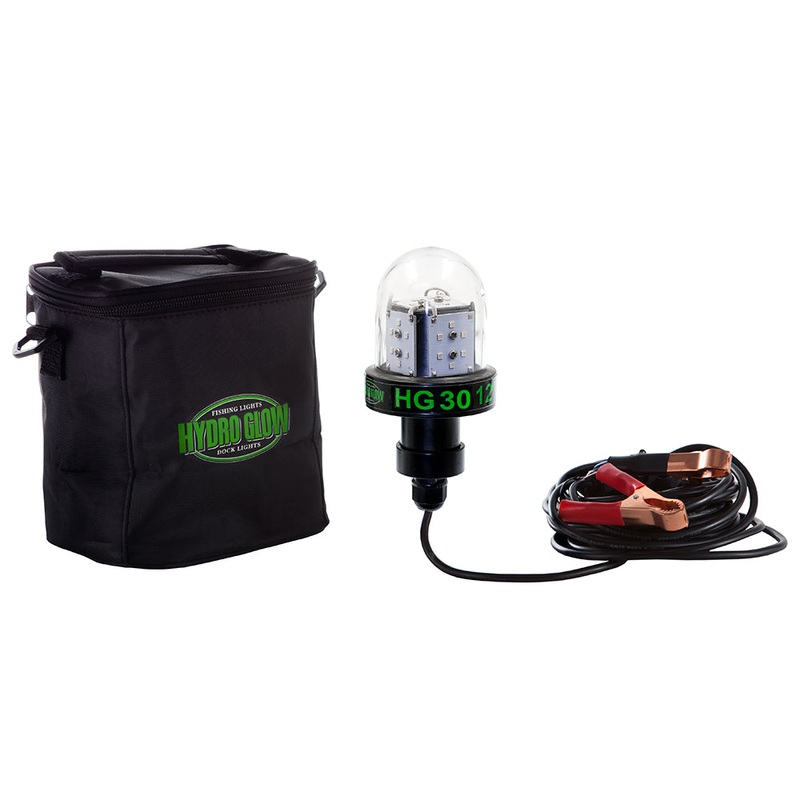 Hydro Glow HG30 30W/12V Deep Water LED Fish Light – Green Globe Style [HG30]