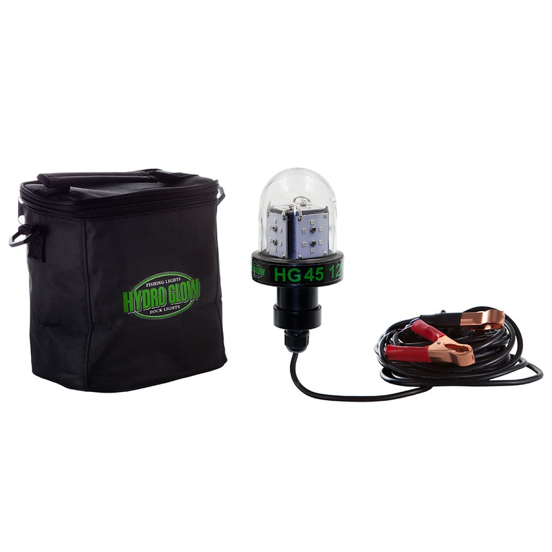 Hydro Glow HG45 45W/12V Deep Water LED Fish Light – Green Globe Style [HG45]