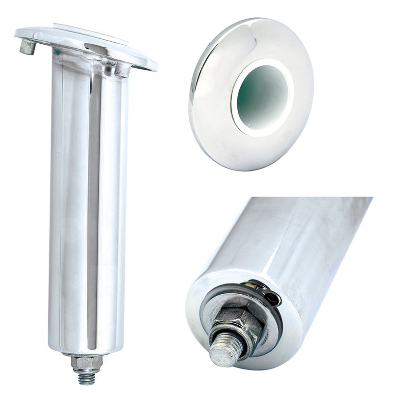 Tigress Blind Mount Round Head Swivel Base Rod Holder – 15 Degree – 9″ [77904]