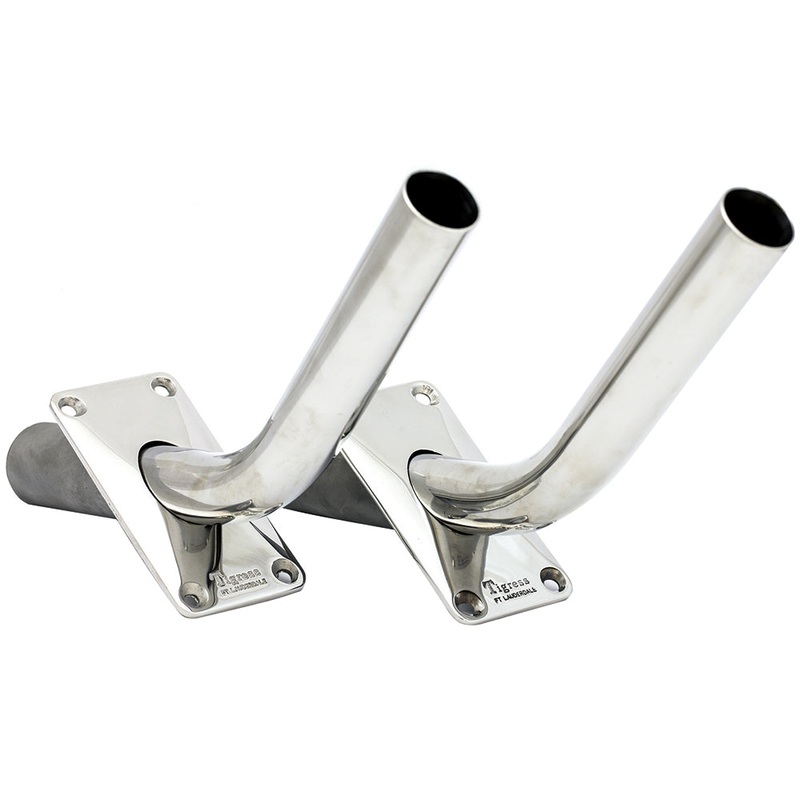 Tigress Gunnel Mount Outrigger Holders – Cast 316 S.S. – 1-1/8″ I.D.- Pair [88502]