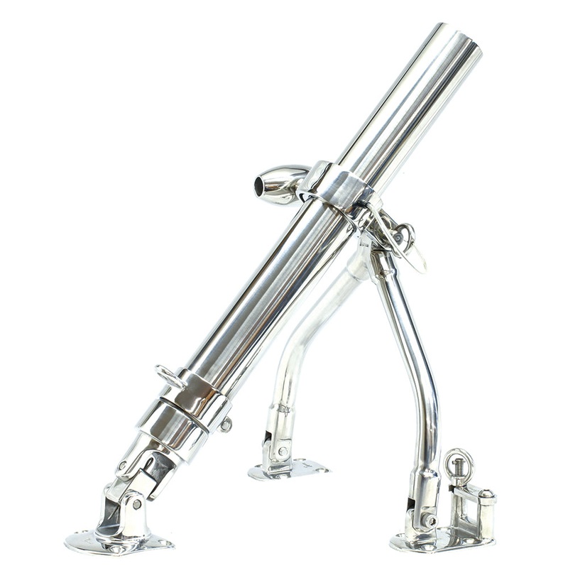 Tigress Large Side Mount Adjustable Outrigger Holders – 2″ O.D.(1-7/8″I.D.) – Pair [88510]