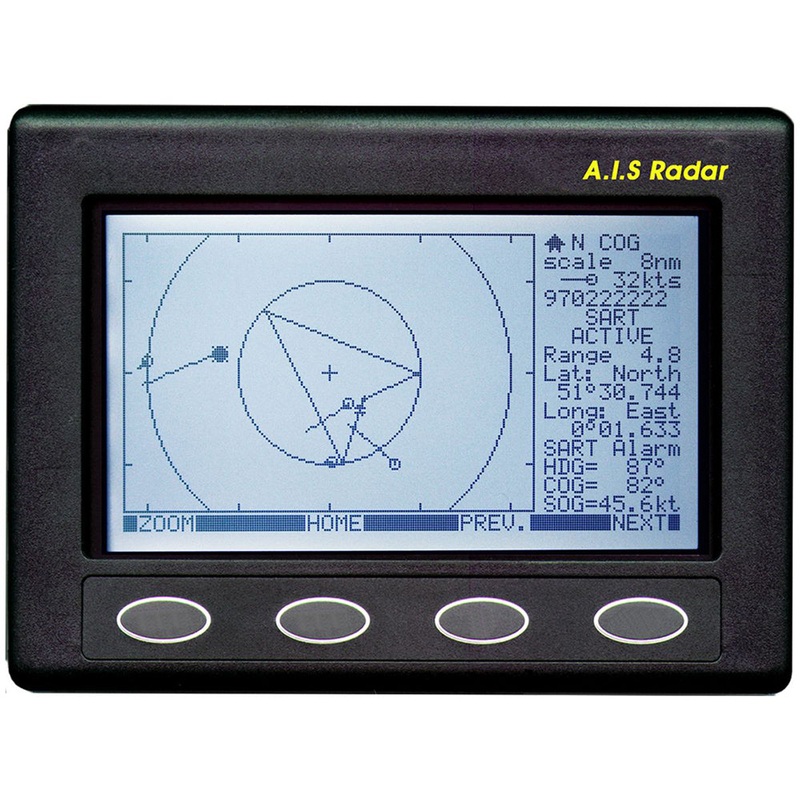Clipper AIS Plotter/Radar – Requires GPS Input  VHF Antenna [CLIP-AIS]