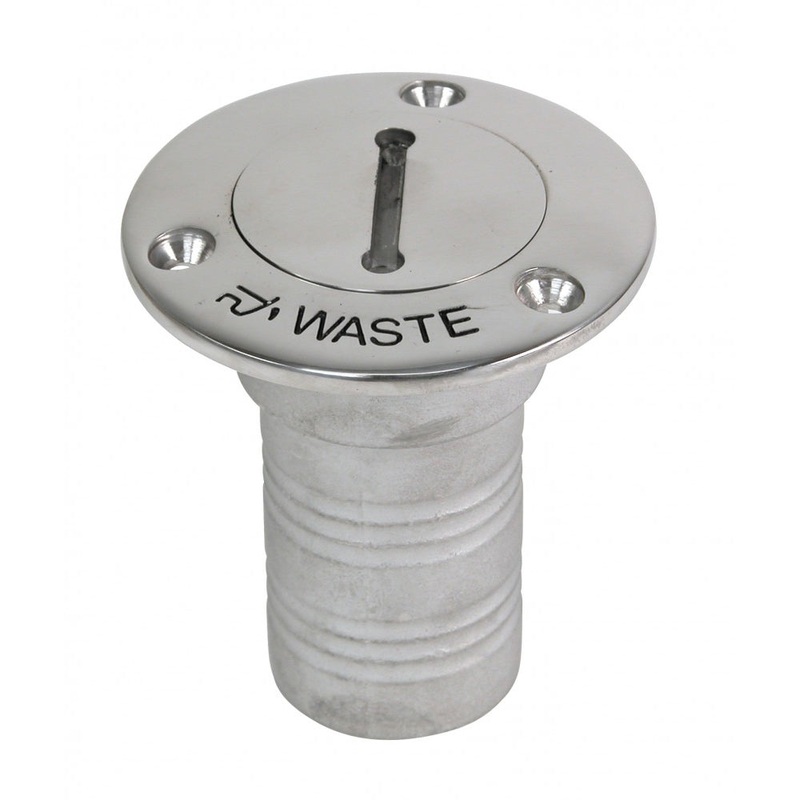 Whitecap Tapered Hose Deck Fill – 1-1/2″ – Waste [6126SC]