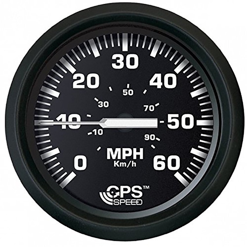 Faria Euro Black 4″ Speedometer 60MPH (GPS) [32816]