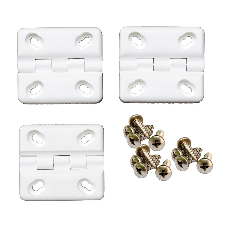 Cooler Shield Replacement Hinge f/Coleman  Rubbermaid Coolers – 3-Pack [CA76313]