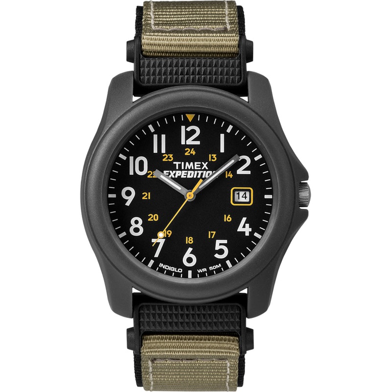 Timex Expedition Camper Nylon Strap Watch – Black [T42571JV]