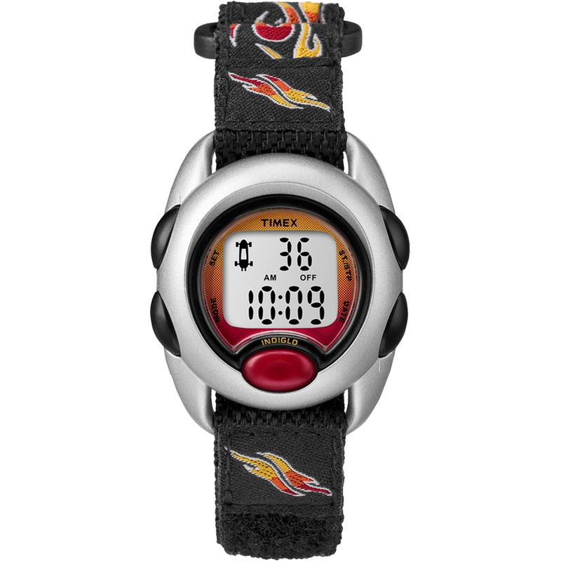 Timex Kids Digital Nylon Band Watch – Flames [T78751XY]