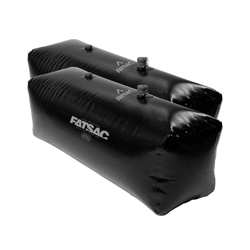 FATSAC V-drive Fat Sacs – Pair – 400lbs Each – Black [W701-BLACK]
