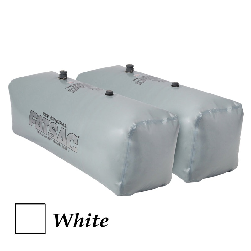 FATSAC V-drive Fat Sacs – Pair – 400lbs Each – White [W701-WHITE]