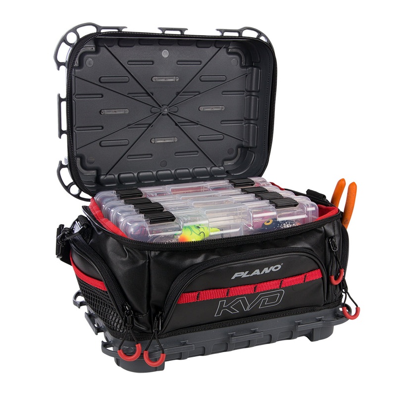 Plano KVD Signature Tackle Bag 3600 – Black/Grey/Red [PLAB36700]