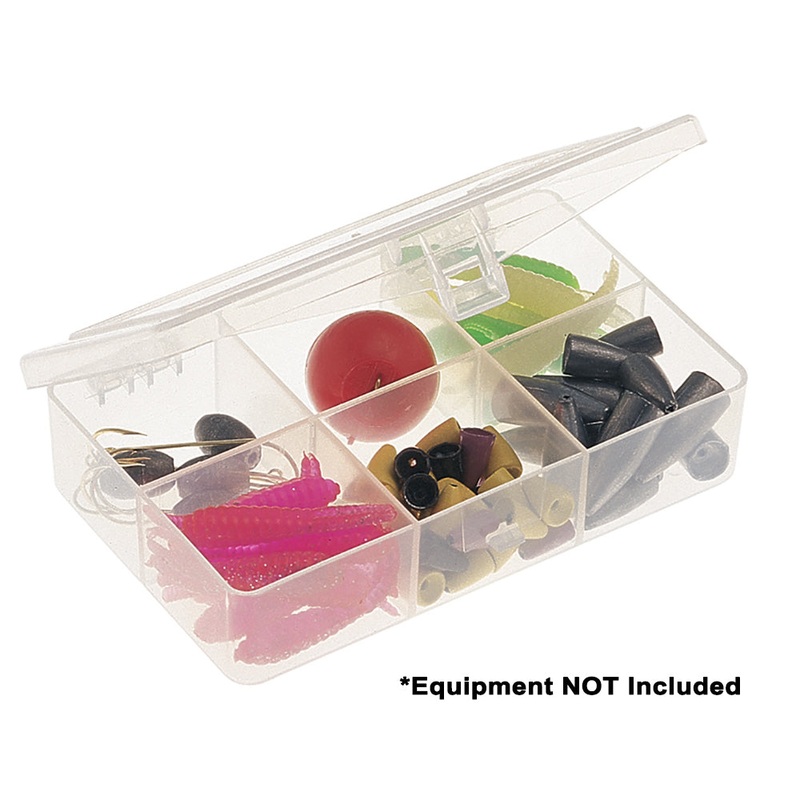 Plano Six-Compartment Tackle Organizer – Clear [344860]
