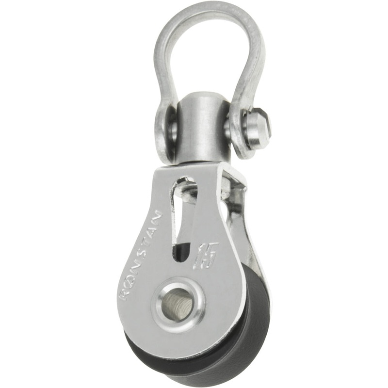 Ronstan Series 15 Ball Bearing Utility Block – Single, Swivel Shackle Head [RF15100]