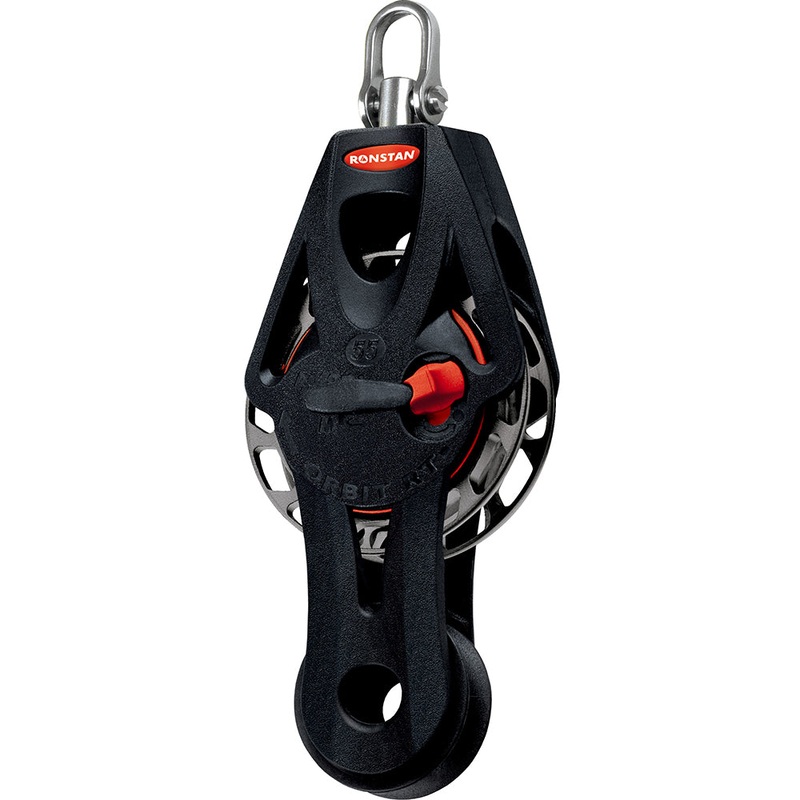 Ronstan Series 55 Ratchet Mount Orbit Block – Fiddle Becket Swivel [RF56510]