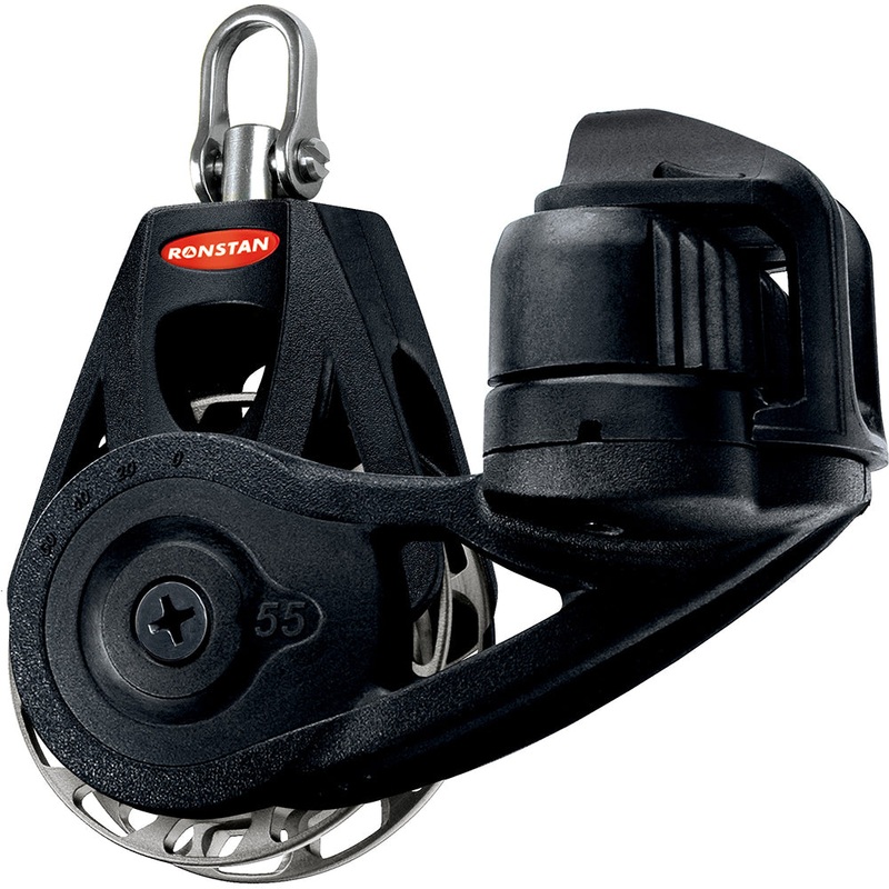 Ronstan Series 55 Ratchet Mount Orbit Block – Single Cleat Swivel – Auto [RF56120]