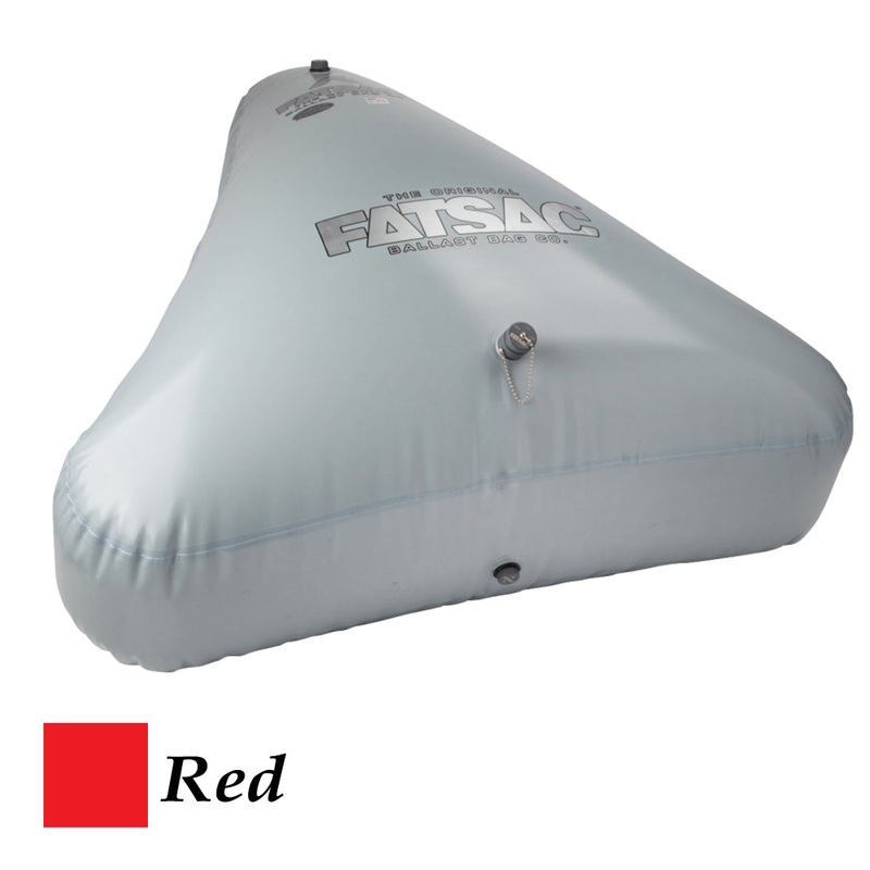 FATSAC Open Bow Triangle Fat Sac Ballast Bag – 650lbs – Red [W706-RED]
