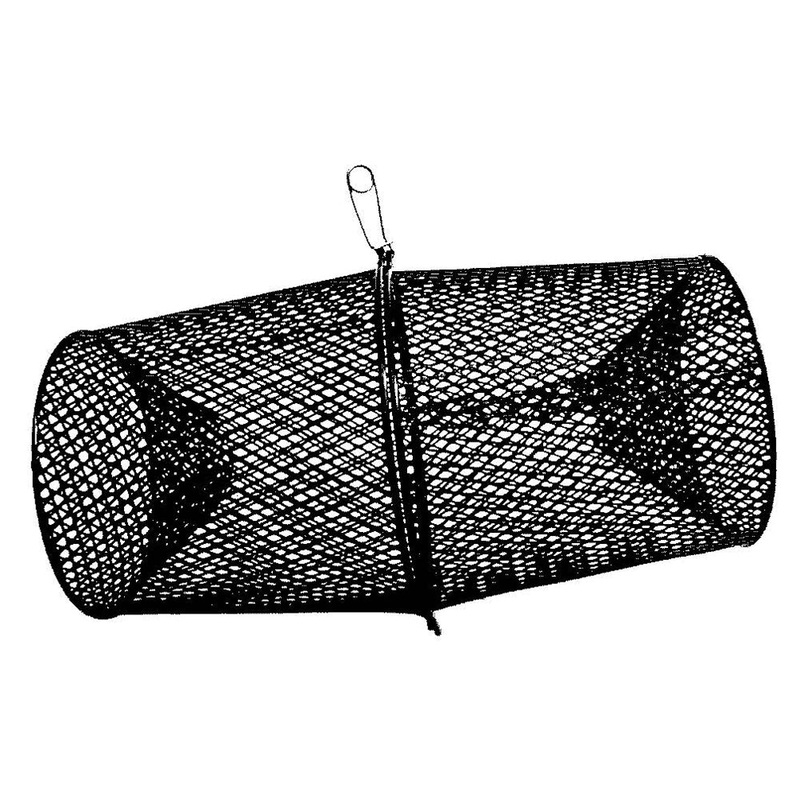 Frabill Torpedo Trap – Black Crayfish Trap – 10″ x 9.75″ x 9″ [1272]