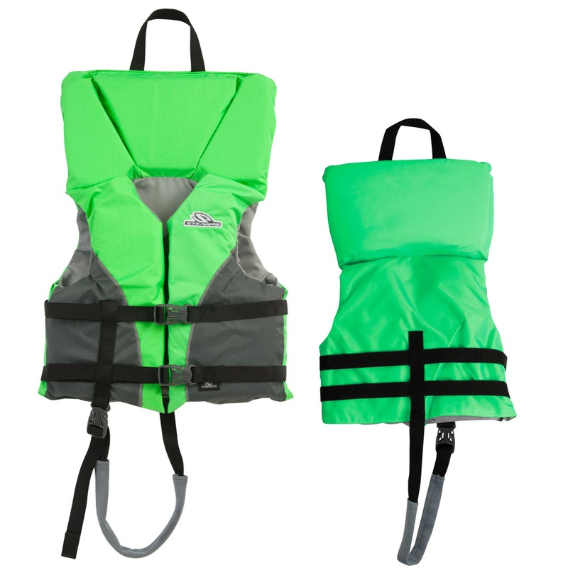 Stearns Youth Heads-Up Life Jacket – 50-90lbs – Green [2000032674]