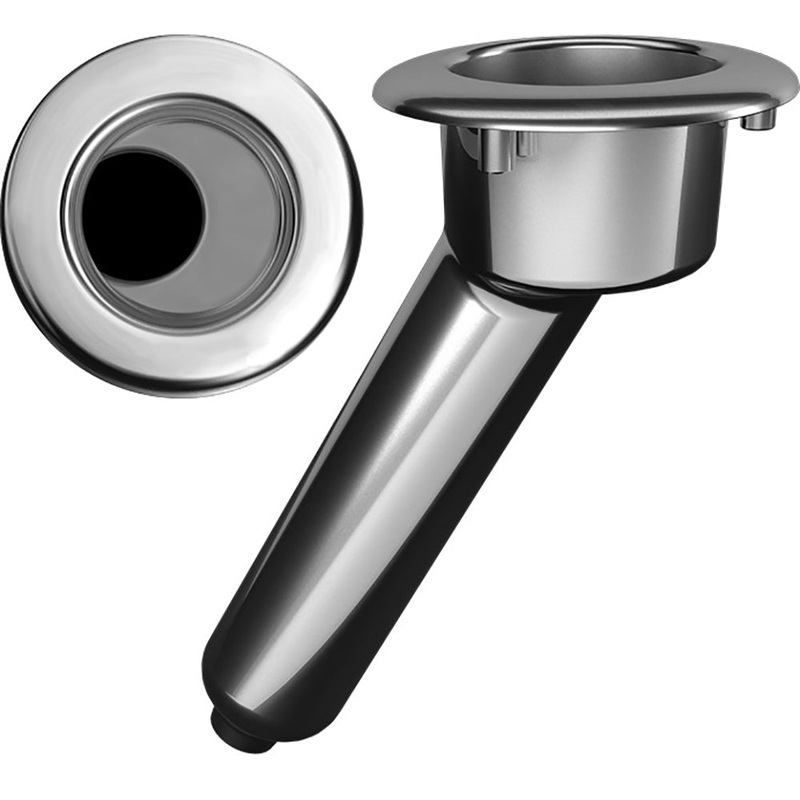 Mate Series Elite Screwless Stainless Steel 30 Rod  Cup Holder – Drain – Round Top [C1030DS]