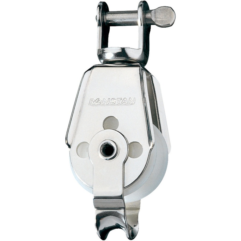 Ronstan Series 30 Utility Block – Single, Becket, Swivel Shackle Head [RF567]