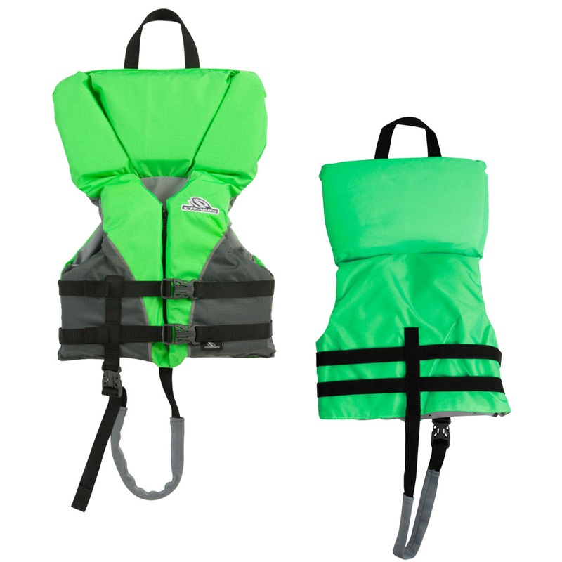 Stearns Heads-Up Child Nylon Vest Life Jacket – 30-50lbs – Green [2000032676]