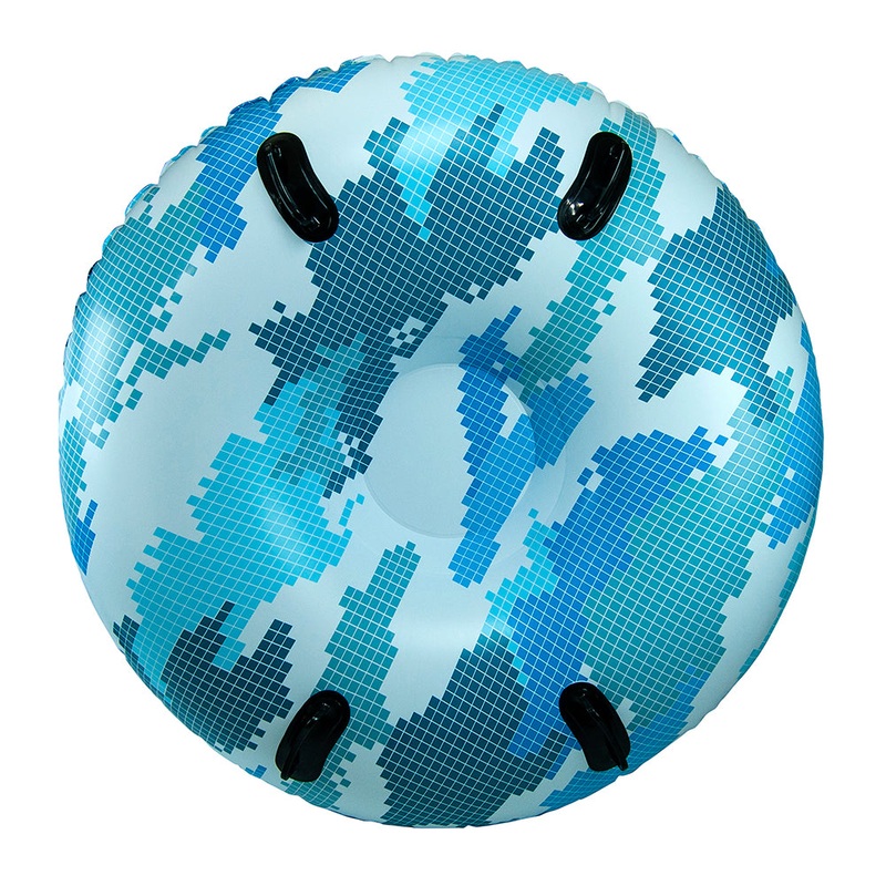 Aqua Leisure 48″ Pipeline Sno Mega 2-Person Sno-Tube – Blue Camo [PST10891]