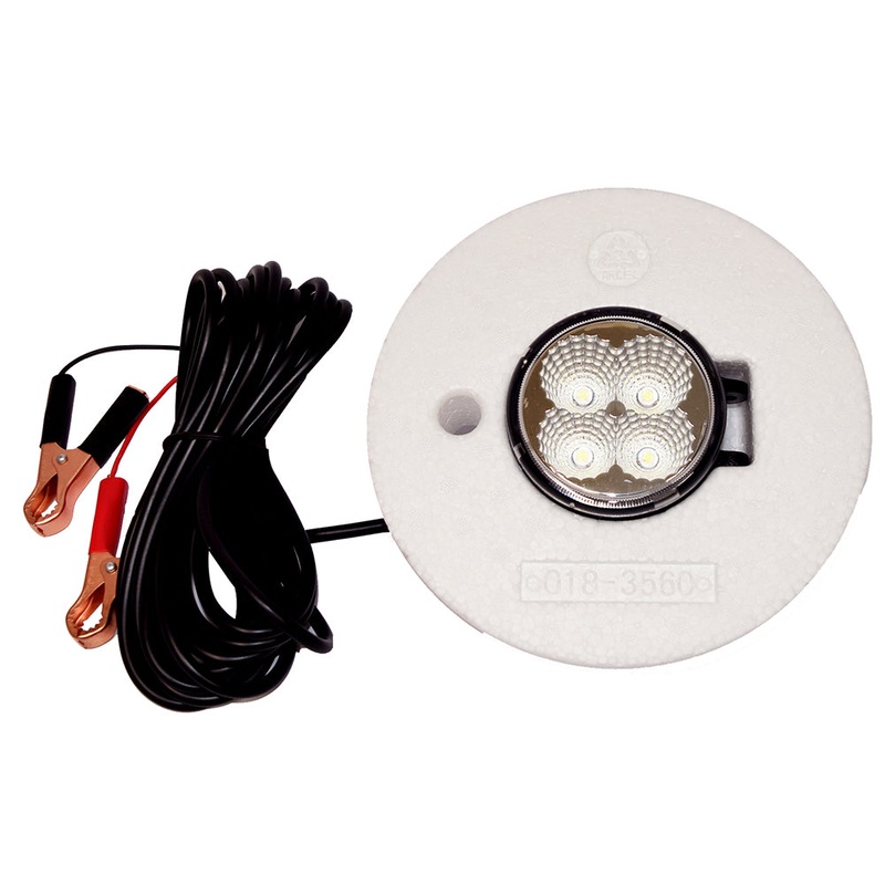 Hydro Glow FFL12 Floating Fish Light w/20 Cord – LED – 12W – 12V – White [FFL12W]